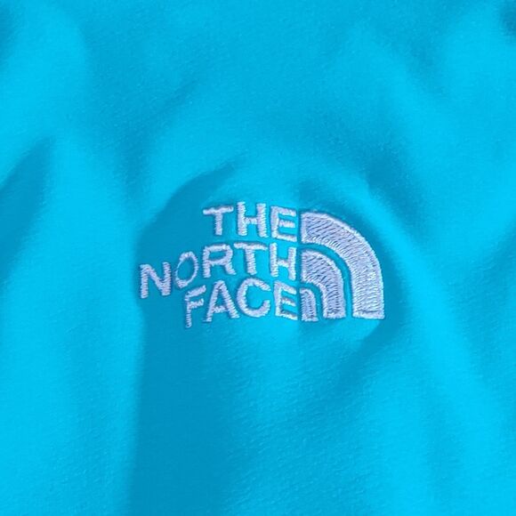 Women’s The North Face Teal Blue Green Apex 1/4 Zip Pullover Jacket Size Large - Picture 15 of 16